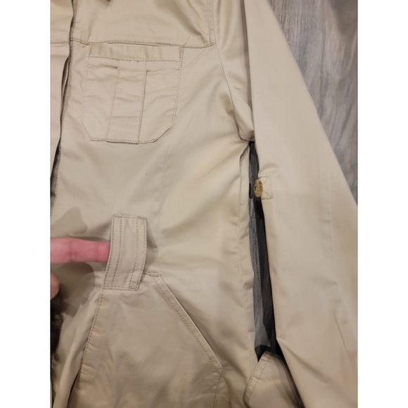 Women's Khaki Old Navy Button Closure Jacket size medium - Picture 4 of 7